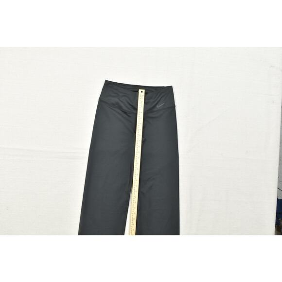 Nike Dri-FIT Women's Black Straight Leggings Pull On Solid Regular Size M Poly - Picture 6 of 8